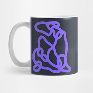 Henri Matisse blue nude line art print Mug